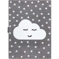 Detský kusový koberec Petit Cloud stars grey