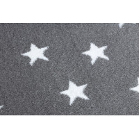 Detský kusový koberec Petit Cloud stars grey