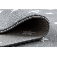 Detský kusový koberec Petit Cloud stars grey