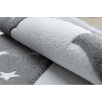 Detský kusový koberec Petit Cloud stars grey