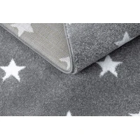 Detský kusový koberec Petit Cloud stars grey