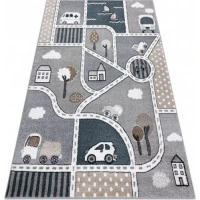 Detský kusový koberec Fun Strade grey