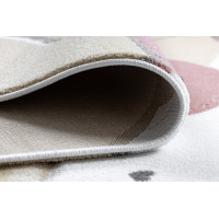 Detský kusový koberec Petit Flamingos hearts cream