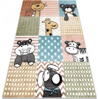 Detský kusový koberec Fun Pets multi