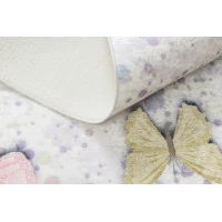 Detský kusový koberec Bambino 1610 Butterflies cream