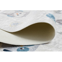 Detský kusový koberec Bambino 1161 Owls grey