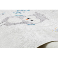 Detský kusový koberec Bambino 1161 Owls grey