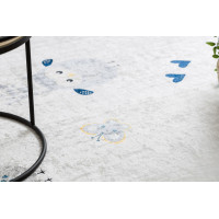 Detský kusový koberec Bambino 1161 Owls grey