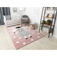 Detský kusový koberec Petit Dolly sheep pink