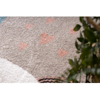 Detský kusový koberec Fun Unicorn with rainbow beige