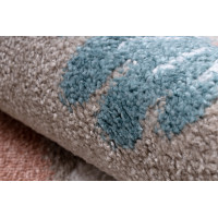 Detský kusový koberec Fun Unicorn with rainbow beige