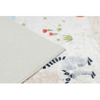 Detský kusový koberec Bambino 1165 Zoo beige
