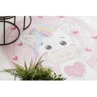 Detský kusový koberec Bambino 1128 Unicorn cream