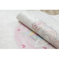 Detský kusový koberec Bambino 1128 Unicorn cream