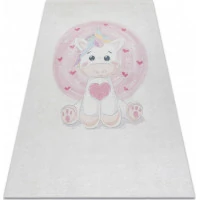Detský kusový koberec Bambino 1128 Unicorn cream