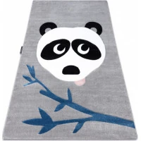 Detský kusový koberec Petit Panda grey