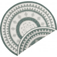 Kusový koberec Twin Supreme 103415 Jamaica green creme kruh