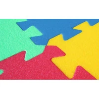 MALÝ GÉNIUS Penové puzzle MAXI 6 Dopravné prostriedky silný (mix-4)