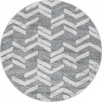 Kusový koberec Pisa 4705 Grey kruh