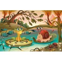 ART PUZZLE Drevené puzzle Kamoši od jazera 50 dielikov