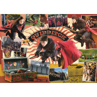 TREFL Puzzle Harry Potter: Turnaj troch kúzelníkov, metlobal a Rokfort 400 + 500 + 600 dielikov