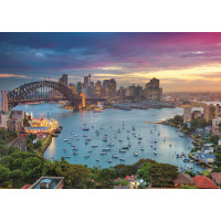 TREFL Puzzle Okolo sveta: Londýn, New York a Sydney 400 + 500 + 600 dielikov