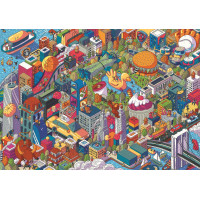 TREFL Puzzle UFT Eye-Spy Imaginary Cities: New York, USA 1000 dielikov