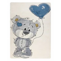 Detský kusový koberec Petit Teddy bear cream