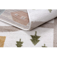 Detský kusový koberec Fun Polar cream