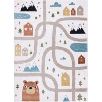 Detský kusový koberec Fun Polar cream