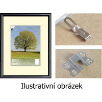 BFHM Plastový rám na puzzle 100x40cm - čierny