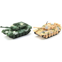 TEDDIES Tank 16 cm na spätné natiahnutie - žltý