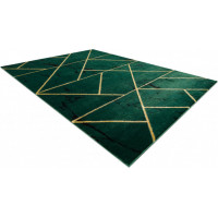 Kusový koberec Emerald geometric 1012 green and gold