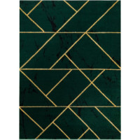 Kusový koberec Emerald geometric 1012 green and gold