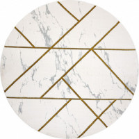 Kusový koberec Emerald geometric 1012 cream and gold kruh