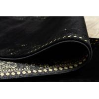 Behúň Gloss 406C 86 geometric black/gold