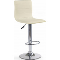 Barová stolička ALEXA - krémová - výškovo nastaviteľná