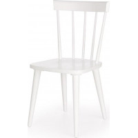Jedálenská stolička BEKY - biela