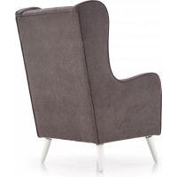 Kreslo CHILL - čalúnené - popolavé