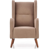 Kreslo CHILL - čalúnené - béžové