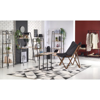 Regál LOFT REG-2 - dub sonoma/kov