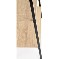 Regál LOFT REG-2 - dub sonoma/kov