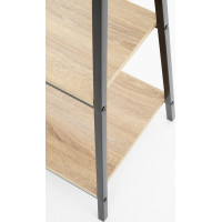 Regál LOFT REG-2 - dub sonoma/kov