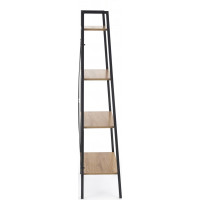 Regál LOFT REG-2 - dub sonoma/kov