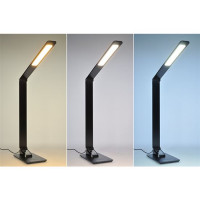 Stolná lampička SCRATCH - LED 8W - stmievateľná - 3000-6000K - čierna
