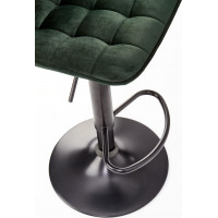Barová stolička DÁŠENKA - zelená - výškovo nastaviteľná