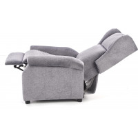 Polohovacie masážne kreslo ARGE - popolavé