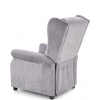 Polohovacie masážne kreslo ARGE - popolavé