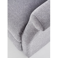 Polohovacie masážne kreslo ARGE - popolavé