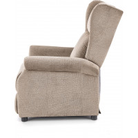 Polohovacie masážne kreslo ARGE - béžové